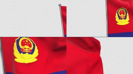 警旗警旗AE模板下载_光厂(VJ师网)