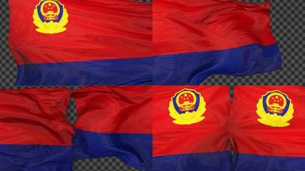 警旗警旗AE模板下载_光厂(VJ师网)